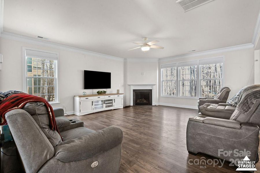Furnished interior view inside a new home in Falls Cove, Troutman (Image 17). Furnished interior view inside a new home in Falls Cove, Troutman (Image 17).