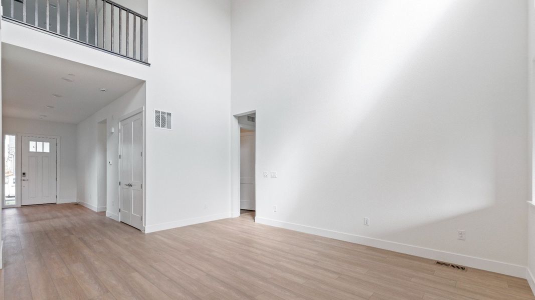 Furnished interior view inside a new home in Dillon Pointe - Journey, Broomfield (Image 11).