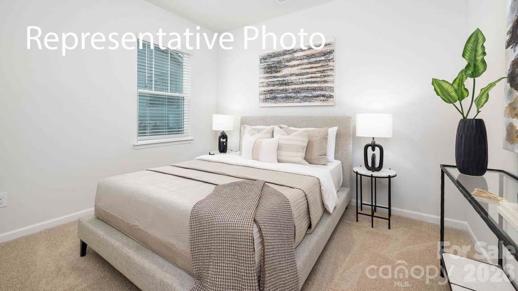Furnished interior view inside a new home in Sonoma Hills, Charlotte (Image 9).