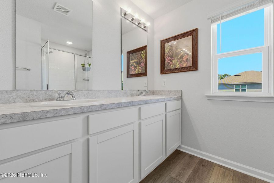 Furnished interior view inside a new home in , Jacksonville (Image 18).