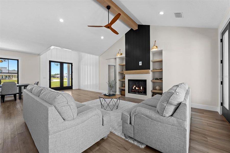 Furnished interior view inside a new home in , Lake City (Image 7).