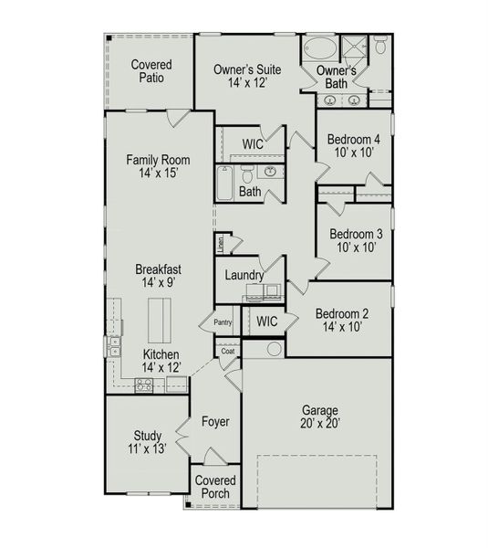 The Davenport II Floor Plan The Davenport II Floor Plan