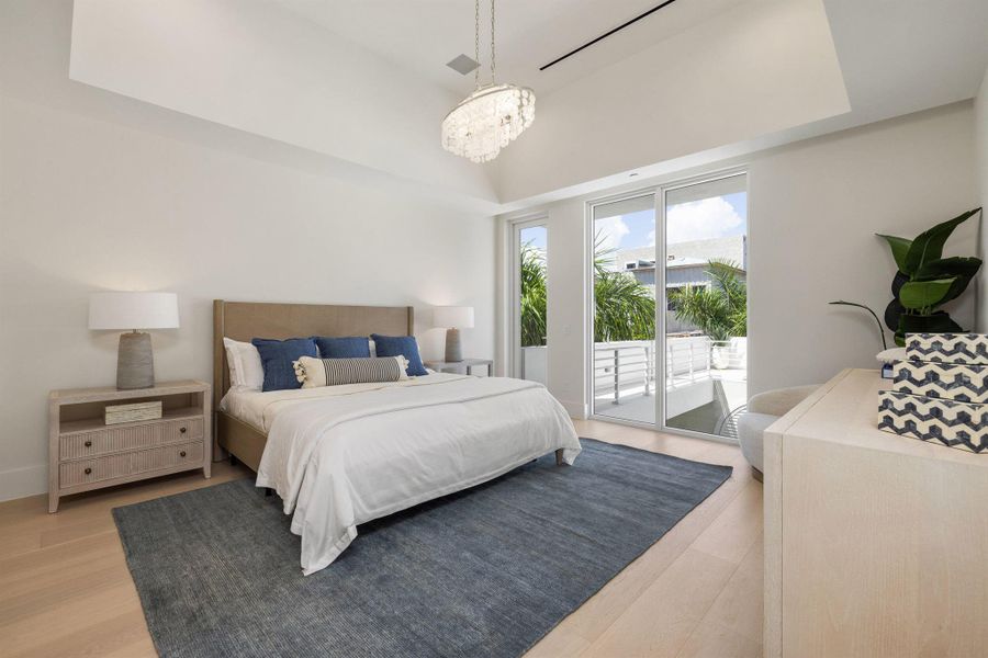 Furnished interior view inside a new home in , Delray Beach (Image 42).