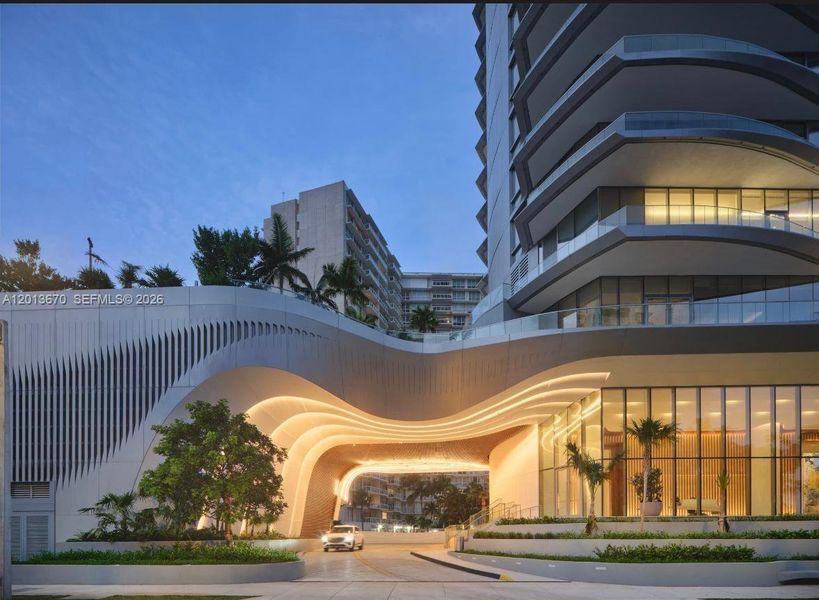 Condo located in Miami, FL showcasing its design and architecture (Image 16). Condo located in Miami, FL showcasing its design and architecture (Image 16).