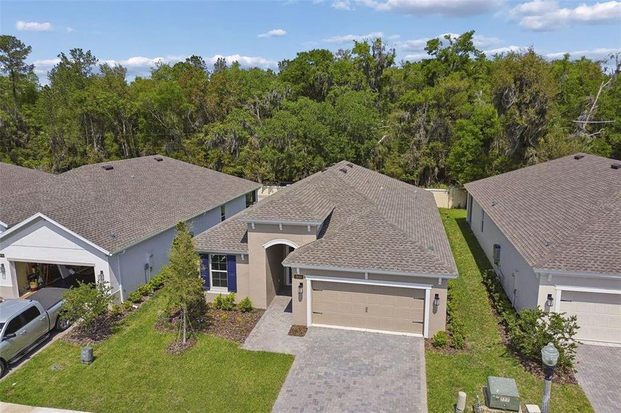 Front exterior of a new home in Cascades at Southern Hills, Brooksville, FL, highlighting curb appeal (Image 28).