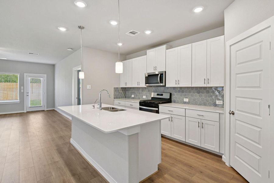 Photo is not of the actual home, but is an inspirational photo of builder’s model home and may depict options, furnishings, and/or decorator features that are not included