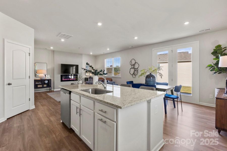 Furnished interior view inside a new home in The Meadows at Asbury Ridge, York (Image 11).