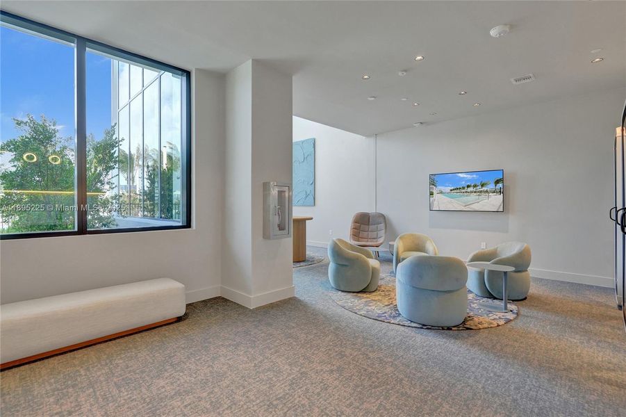 Furnished interior view inside a new home in 72 Park, Miami (Image 19).