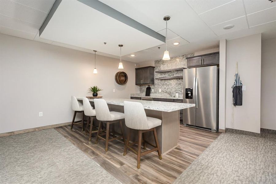 Kitchen area off 2nd Community Room Kitchen area off 2nd Community Room