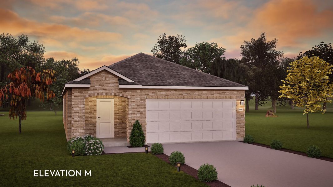 Representative exterior photo of a completed home built from the Pecan by CastleRock Communities in Colony at Pinehurst, Pinehurst, TX (Image 2).