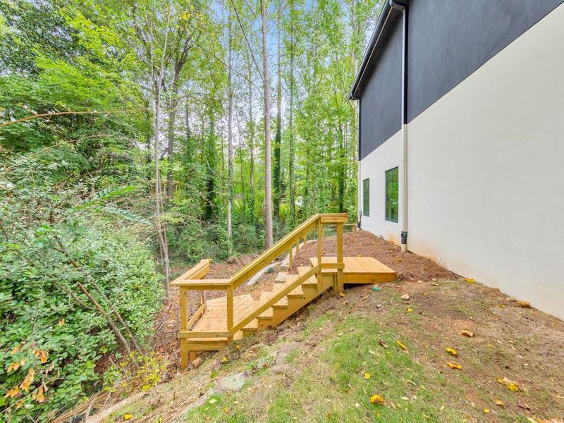 Exterior details and patio area of a home in , Tucker (Image 22).
