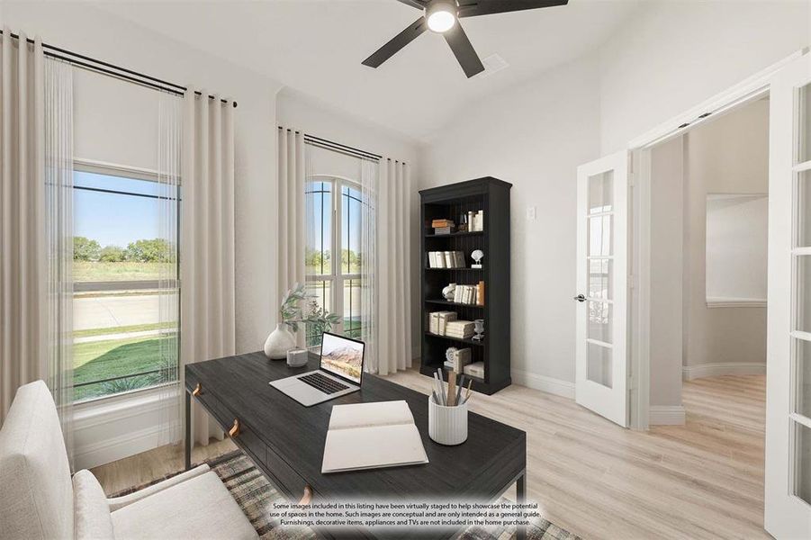 Furnished interior view inside a new home in Stone River Glen 60s, Royse City (Image 10). Furnished interior view inside a new home in Stone River Glen 60s, Royse City (Image 10).