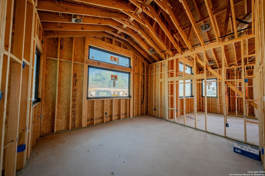 In-progress construction of a new home in , Boerne, TX (Image 16).