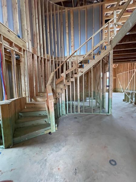 In-progress construction of a new home in Clopton Farms, Montgomery, TX (Image 5).