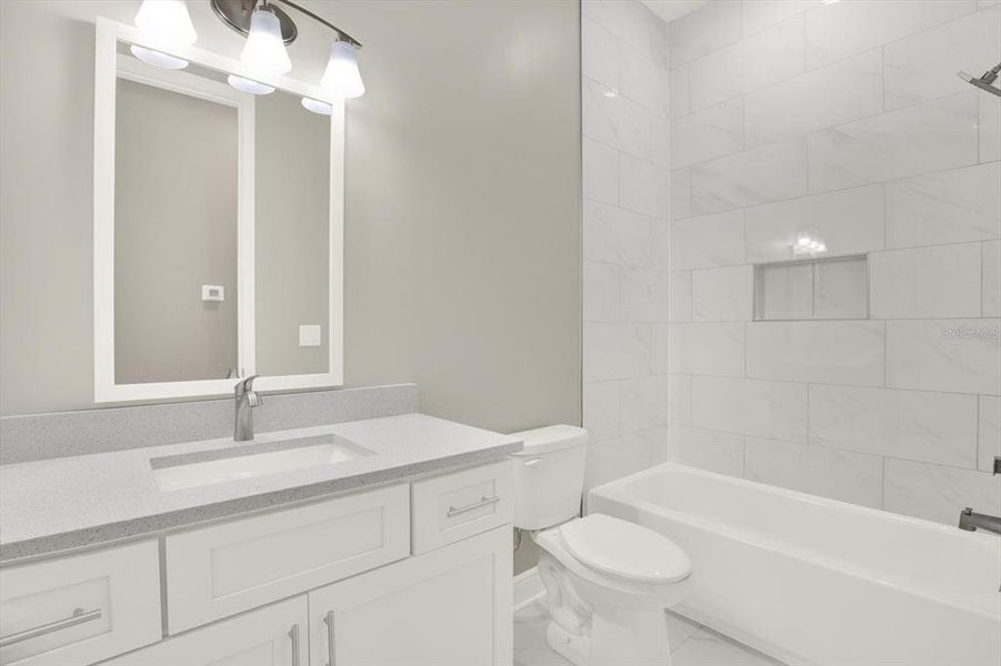 Furnished interior view inside a new home in , Tampa (Image 15).