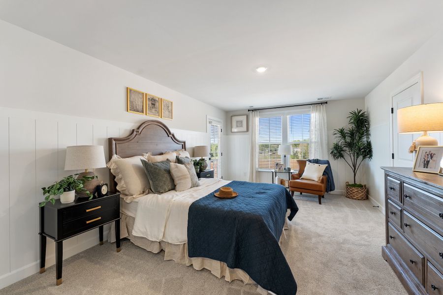 Representative furnished interior of a home built from the Lacey - Vanguard Collection by Mungo Homes in Sweetbrier, Durham (Image 10).