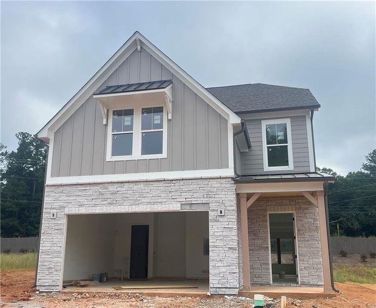 In-progress construction of a new home in Legacy Downs, Canton, GA (Image 28).
