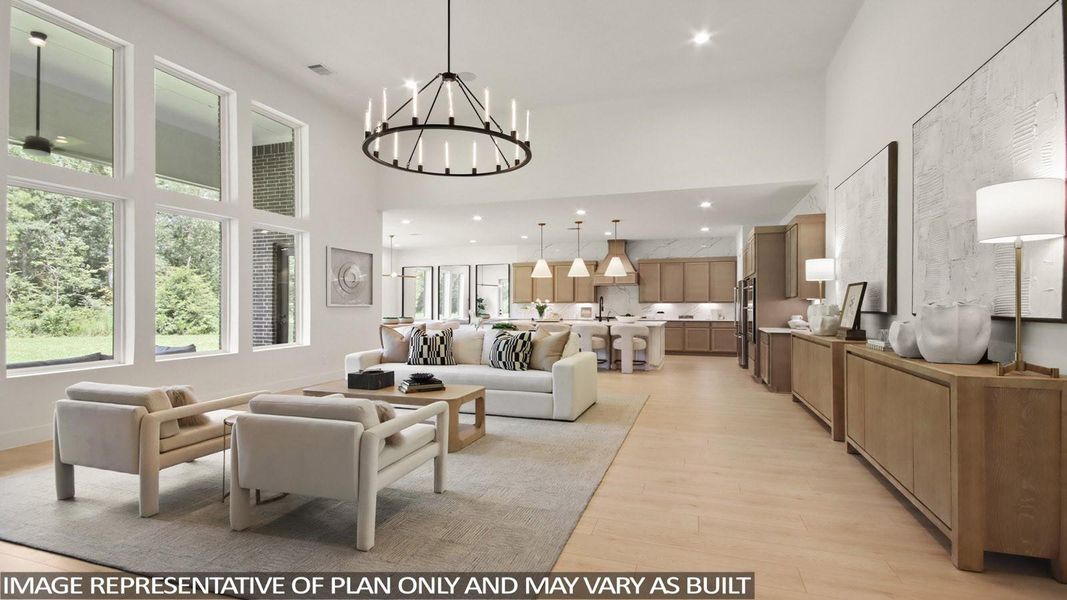 Furnished interior view inside a new home in , Pinehurst (Image 9).