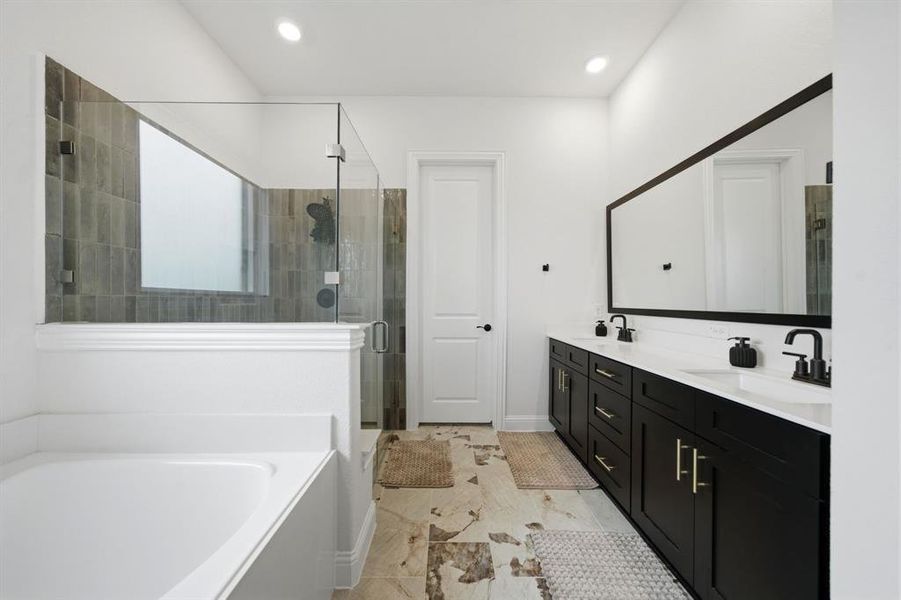 Furnished interior view inside a new home in , Royse City (Image 28). Furnished interior view inside a new home in , Royse City (Image 28).