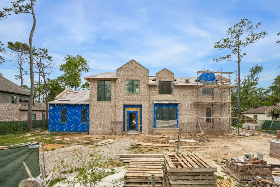 In-progress construction of a new home in , Hunters Creek Village, TX (Image 6).