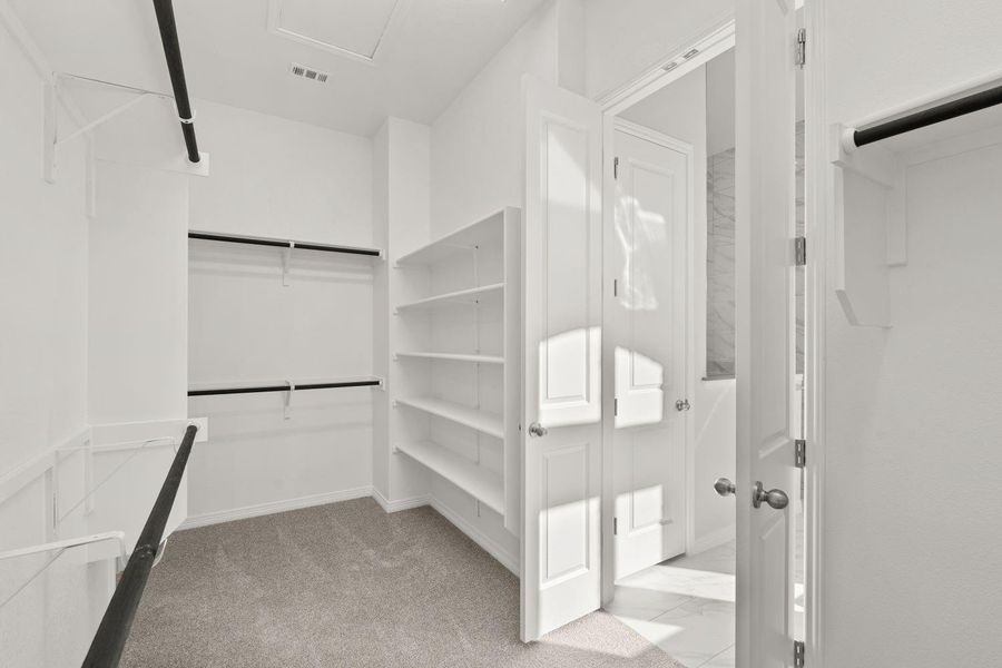 Walk-in Closet in Primary Bedroom