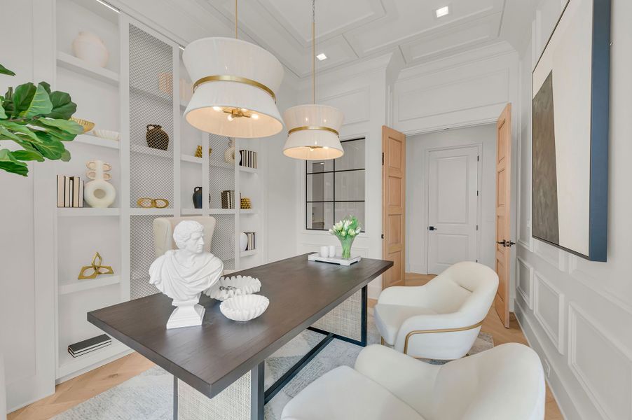 Representative furnished interior of a home built from the Sapphire by Lee Wetherington Homes in Wild Blue at Waterside, Lakewood Ranch (Image 4).