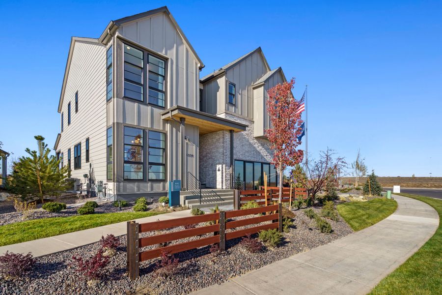 Representative exterior photo of a completed home built from the 4 by Trumark Homes in RainDance, Windsor, CO (Image 21).
