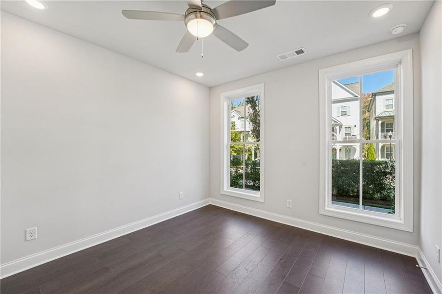 Spacious, unfurnished interior of a new home in Towns on Thompson, Alpharetta (Image 47).