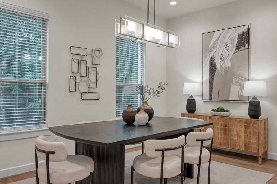 Furnished interior view inside a new home in Silver Creek Ranch, Montgomery (Image 32). Furnished interior view inside a new home in Silver Creek Ranch, Montgomery (Image 32).