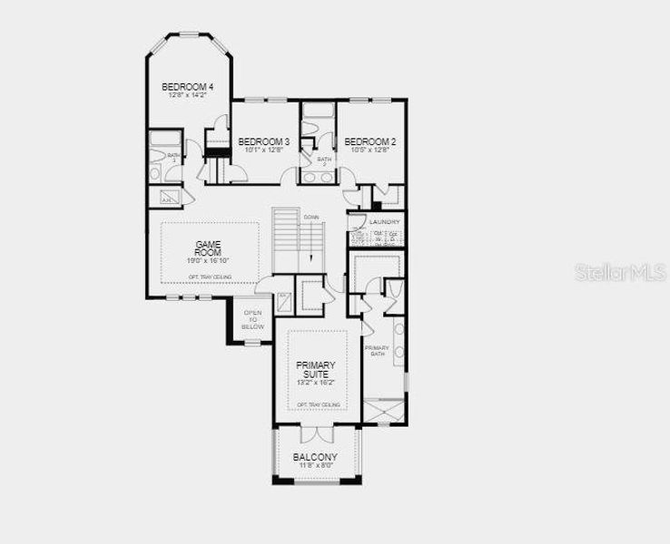 Structural options added: Gourmet kitchen, bed 5 with bath 4, study, sliding door at great room, and impact windows.