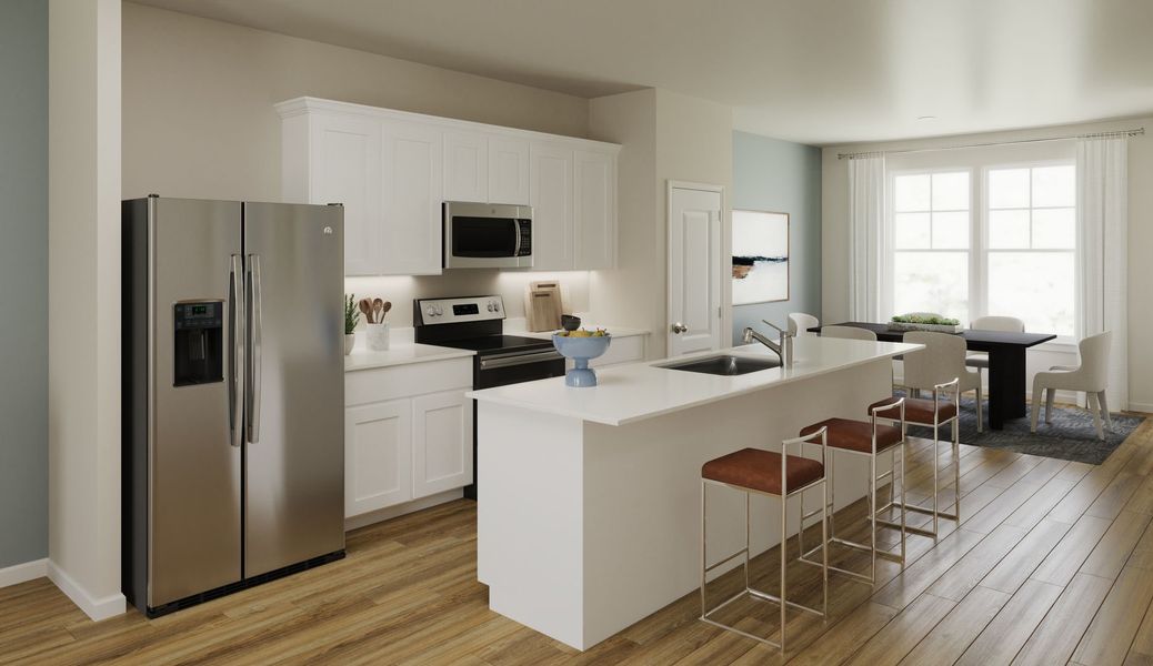 Kitchen and Dining Area Kitchen and Dining Area