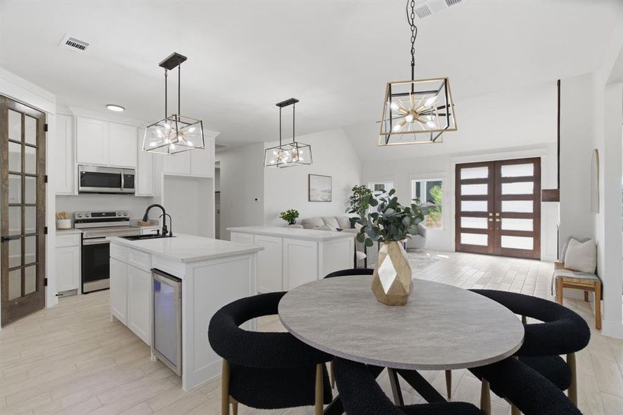 Furnished interior view inside a new home in , Joshua (Image 11).