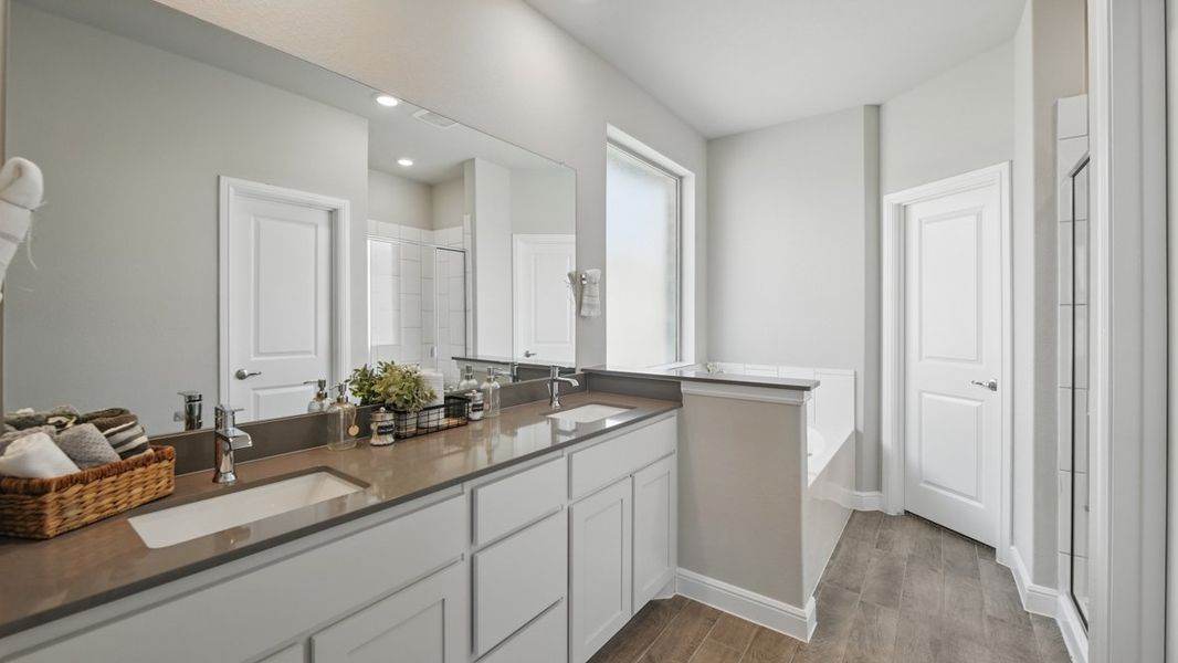 Representative furnished interior of a home built from the AVERY by D.R. Horton in Pecan Square, Northlake (Image 9). Representative furnished interior of a home built from the AVERY by D.R. Horton in Pecan Square, Northlake (Image 9).