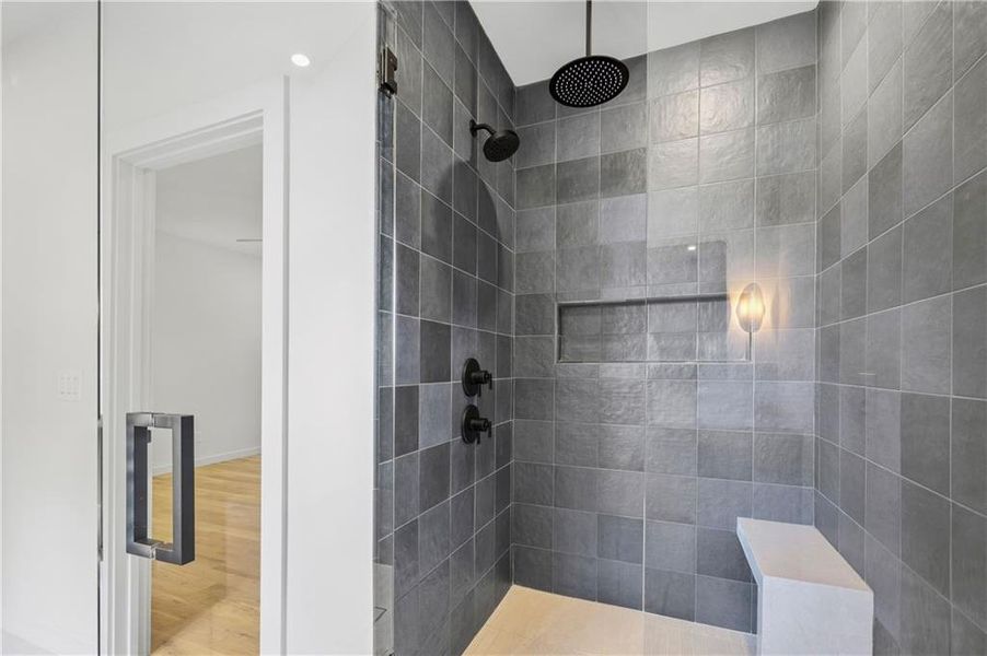 Close-up of interior finishes inside a home in , Atlanta (Image 15).
