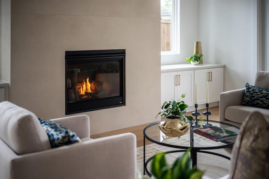 Furnished interior view inside a new home in , Dallas (Image 18).