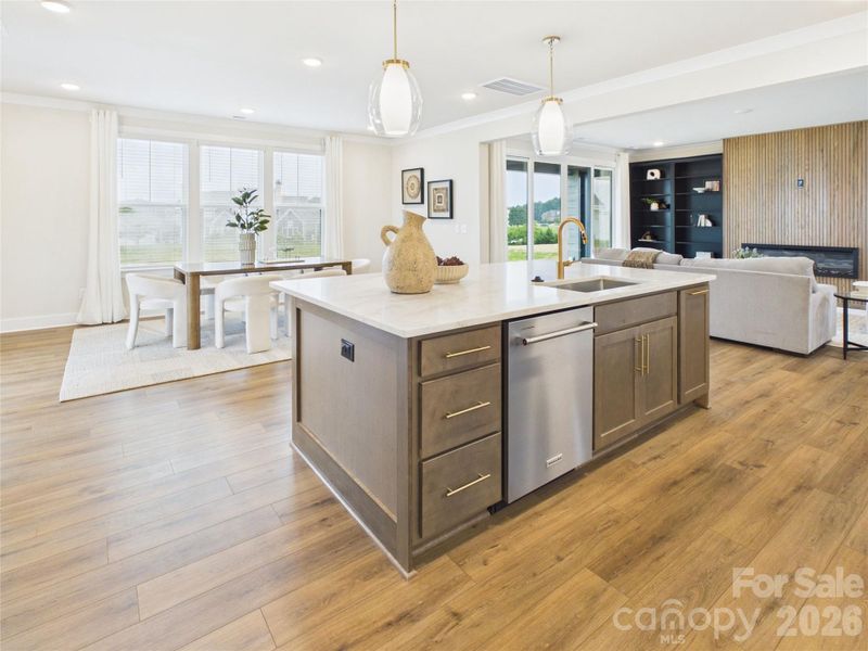 Furnished interior view inside a new home in , Mooresville (Image 16).
