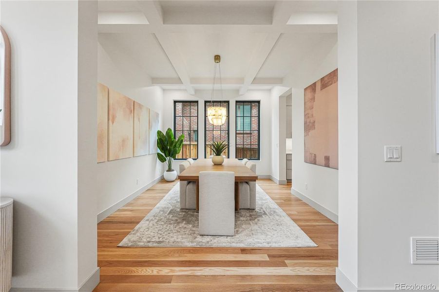 Furnished interior view inside a new home in , Denver (Image 7). Furnished interior view inside a new home in , Denver (Image 7).