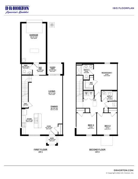2D floor plan layout of this home in Waterleigh, Winter Garden, FL (Image 3). 2D floor plan layout of this home in Waterleigh, Winter Garden, FL (Image 3).