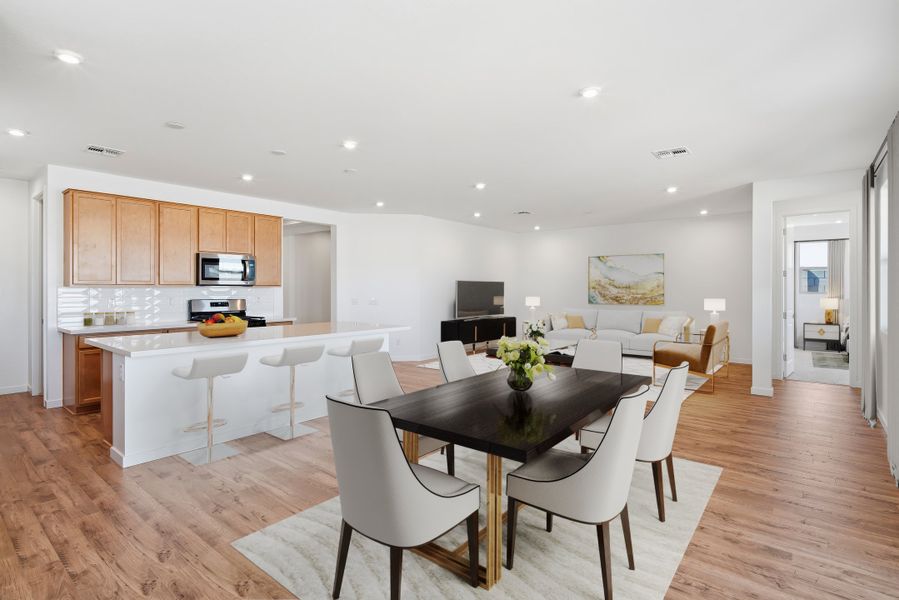Furnished interior view inside a new home in Montana Vista - Summit, Buckeye (Image 8).