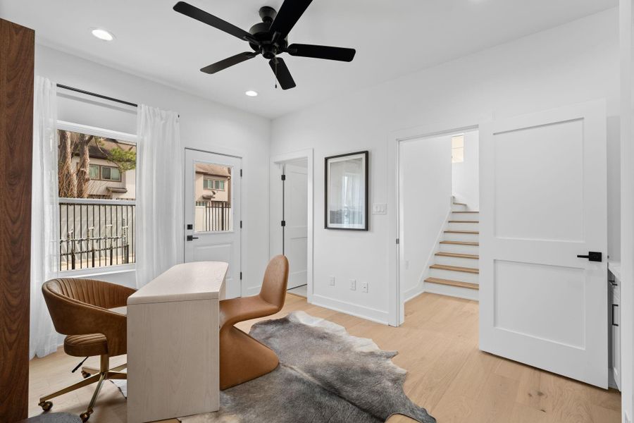 Furnished interior view inside a new home in , Houston (Image 15).