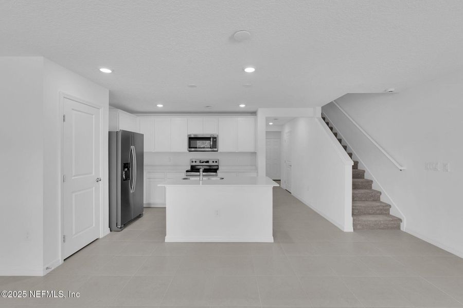 Furnished interior view inside a new home in , Jacksonville (Image 8). Furnished interior view inside a new home in , Jacksonville (Image 8).