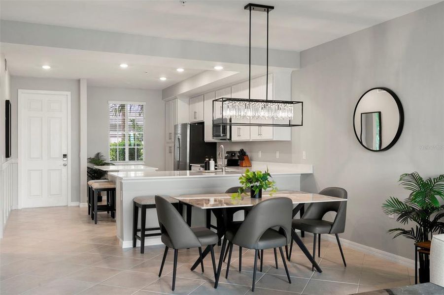 Furnished interior view inside a new home in , Punta Gorda (Image 7).