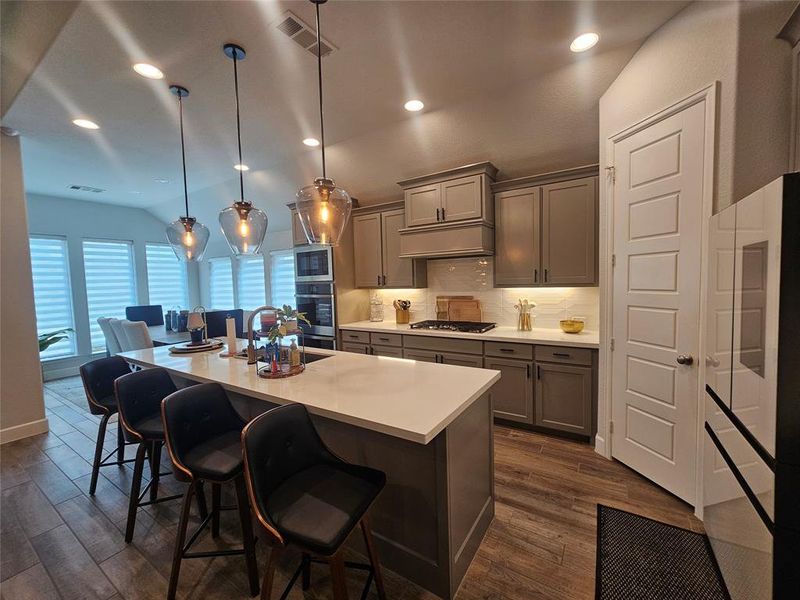 Furnished interior view inside a new home in M3 Ranch, Mansfield (Image 9). Furnished interior view inside a new home in M3 Ranch, Mansfield (Image 9).