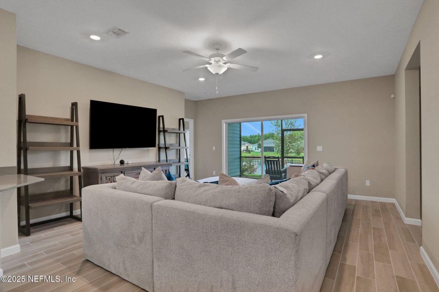 Furnished interior view inside a new home in , Green Cove Springs (Image 6). Furnished interior view inside a new home in , Green Cove Springs (Image 6).