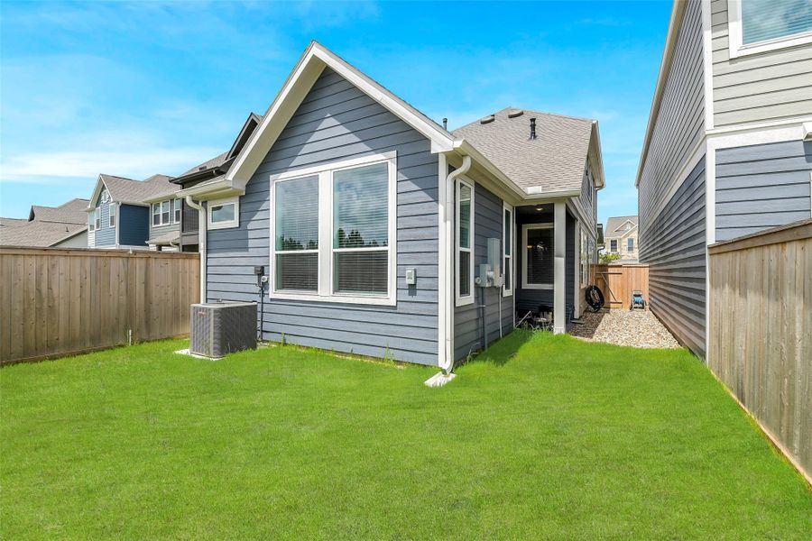 Exterior details and patio area of a home in , Cypress (Image 26).