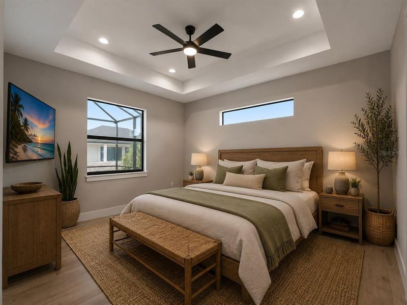 Furnished interior view inside a new home in , Port Charlotte (Image 18). Furnished interior view inside a new home in , Port Charlotte (Image 18).