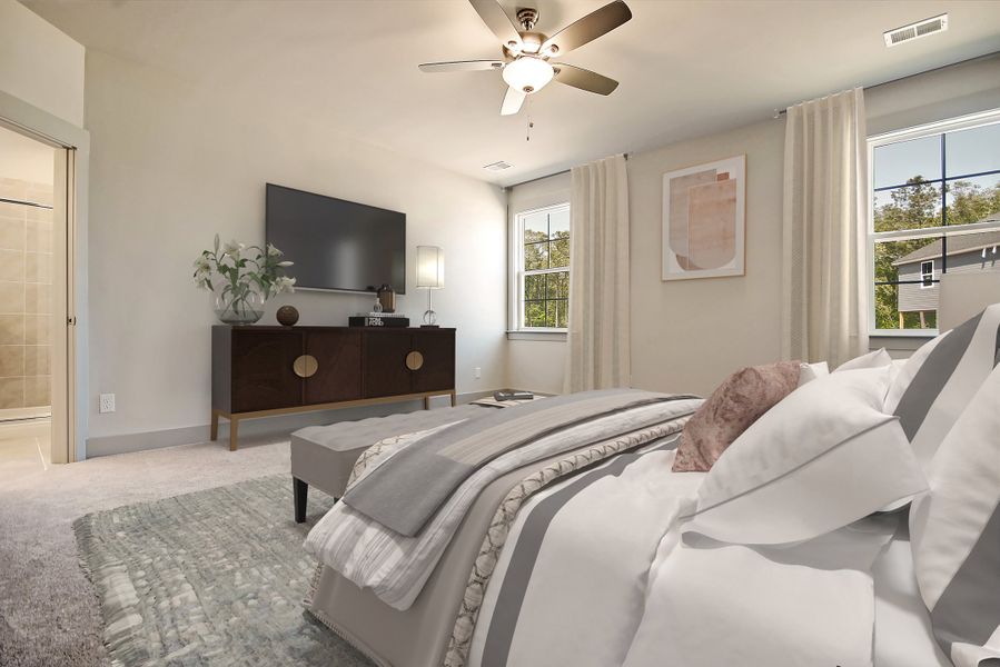 Harrington Master Bedroom Furnished