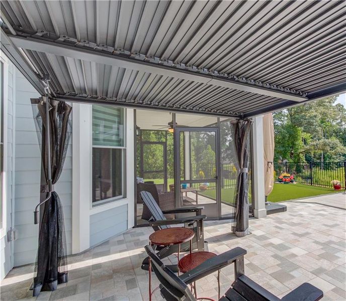 Exterior details and patio area of a home in , Dacula (Image 22).