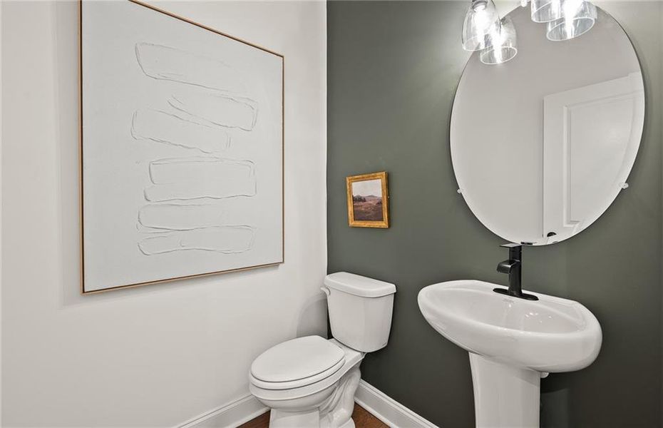 Furnished interior view inside a new home in Oakwood, Cumming (Image 16). Furnished interior view inside a new home in Oakwood, Cumming (Image 16).