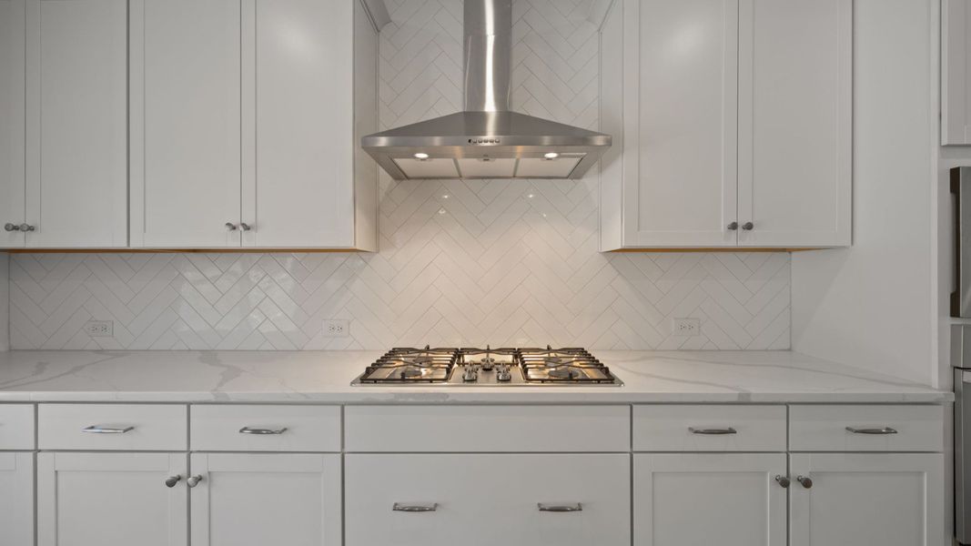 The Burton Plan in Farms at Bellingham by DRB Homes in Charlotte NC- Kitchen